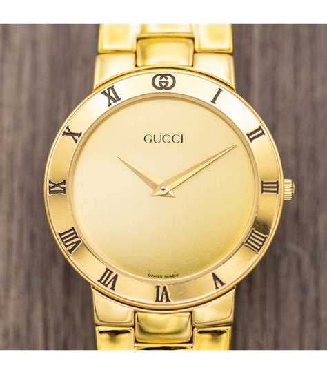 1993 gucci watch gold basket weave|old Gucci watches worth anything.